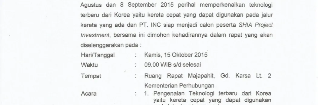 Proyek2 Jalan Kereta Api Skema PPP dari Kementerian Perhubungan Perkeretaapian